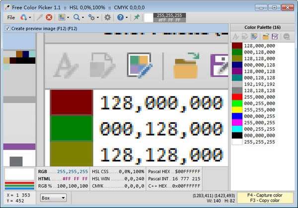 Free Color PickerرءFree Color Picker(Ļȡɫ) v1.1 ٷ汾