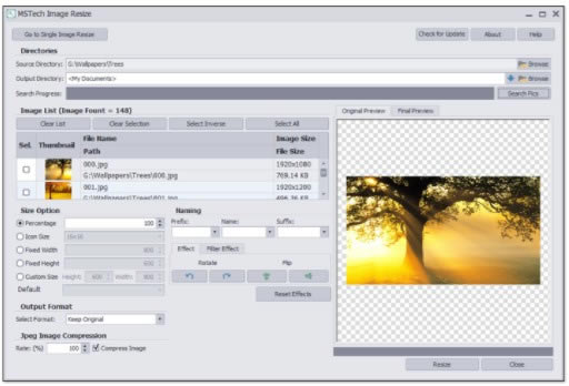 Ƭߴ޸ṩءMSTech Image Resize(Ƭߴ޸) v1.6.4.730 ٷ汾