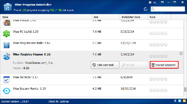 Wise Program UninstallerydWise Program Uninstallerжd߱y v3.1.1 Xpc