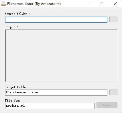 Filenames Listerٷ汾dFilenames Lister(ļбɹ) v0.1 ٷ汾