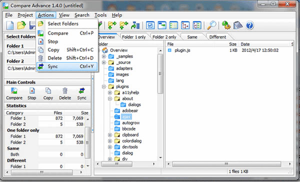 【Compare Advance下載】Compare Advance(文件夾比較工具) v1.4.0 官方免費版