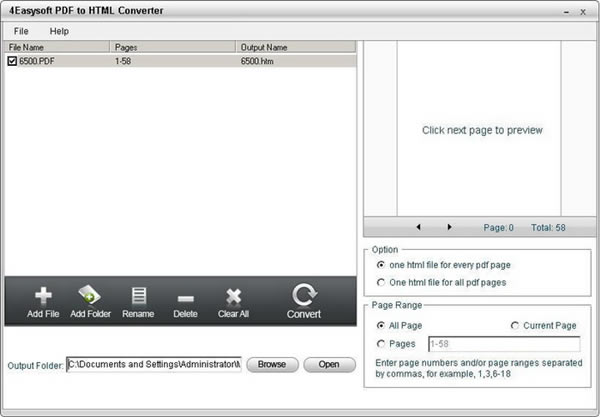 4Easysoft PDF to HTML Converterٷ汾d4Easysoft PDF to HTML Converter(PDFDHTMLDQ) V3.0.12 ٷ汾