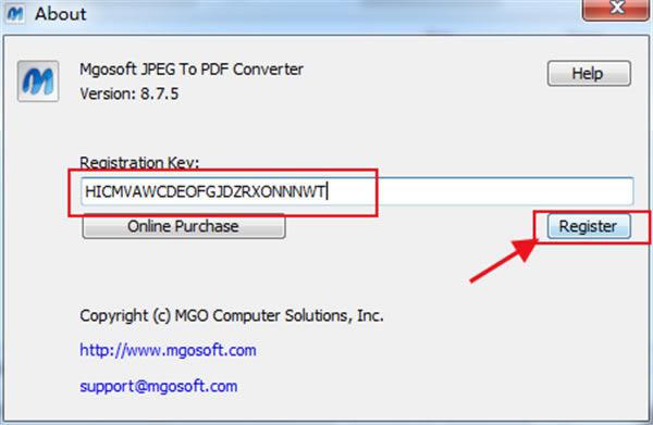 Mgosoft JPEG to PDF Converter特別版安裝步驟7截圖