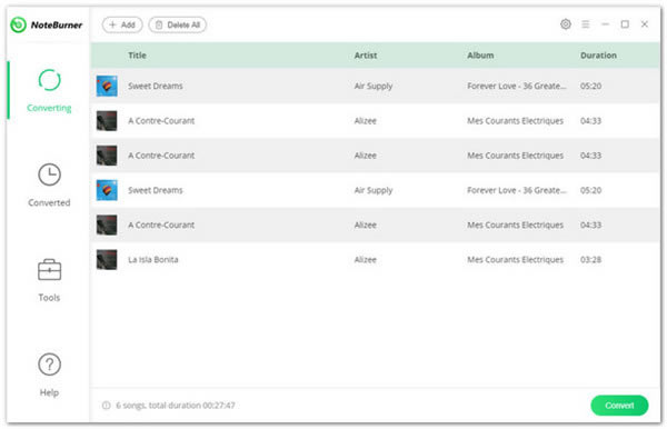 NoteBurner iTunes DRM Audio Converter特別版使用教程截圖2