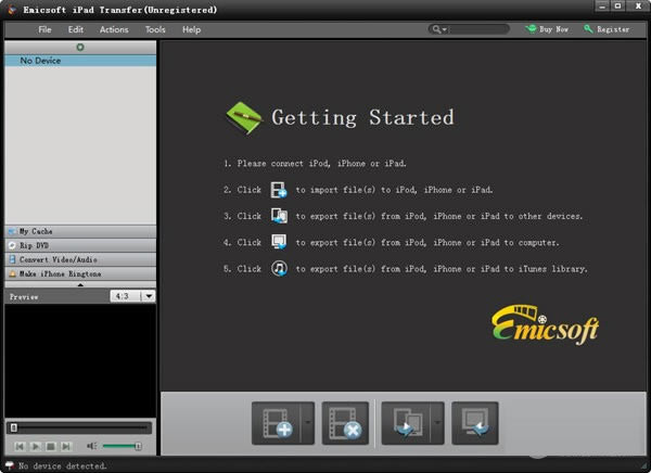 【Emicsoft iPad Transfer官方版本下載】Emicsoft iPad Transfer(iPad文件傳輸工具) v5.1.16 官方版本