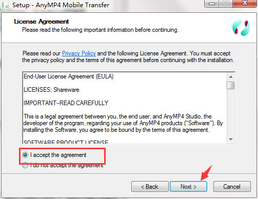 AnyMP4 Mobile Transfer؈D