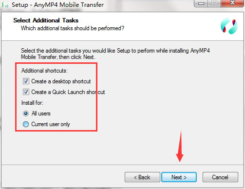 AnyMP4 Mobile Transfer؈D