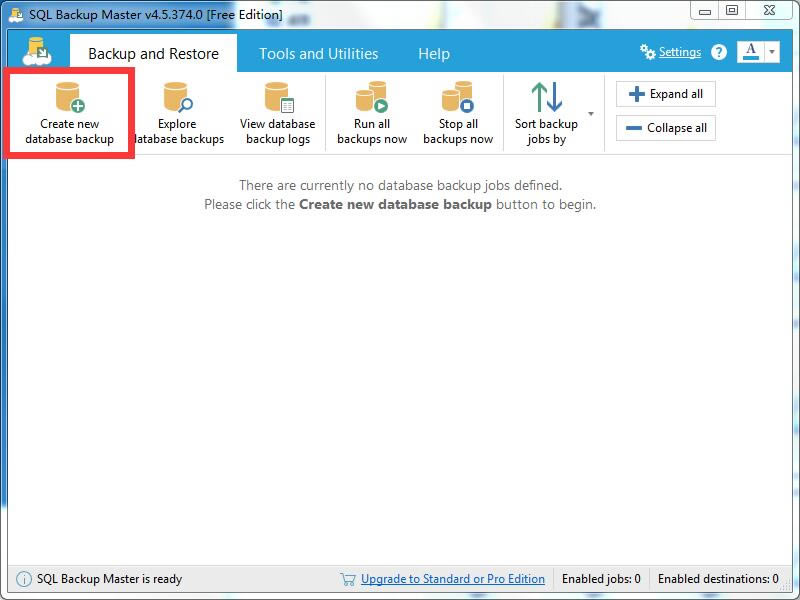 SQL Backup Master؈D