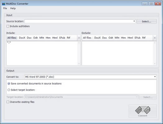 【MultiDoc Converter下載】MultiDoc Converter官方版本 v1.6.0 綠色版