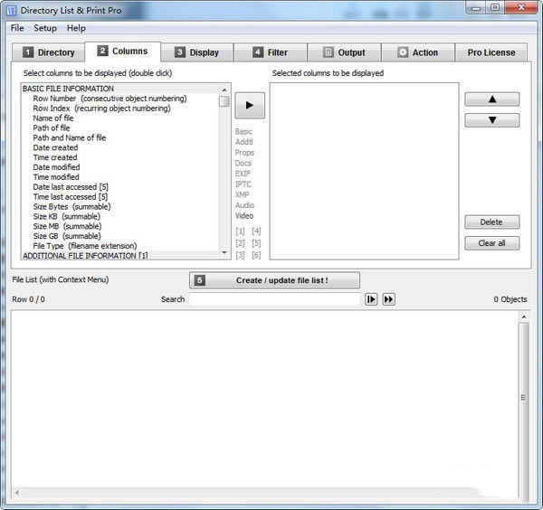 Directory List&Print Pro؈D