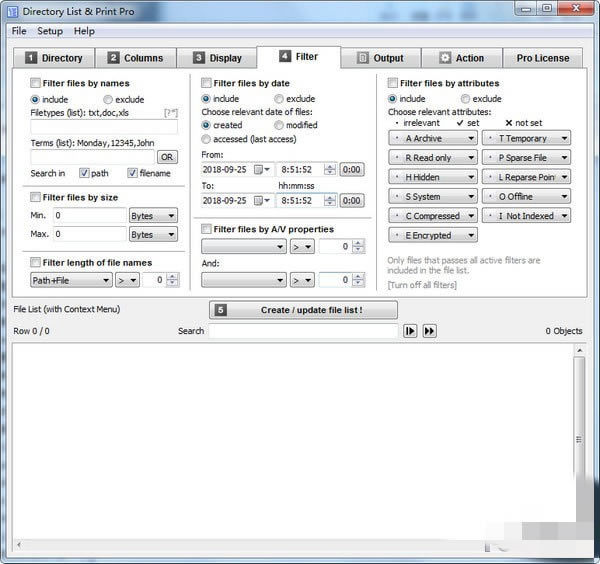 【Directory List&Print Pro下載】Directory List&Print Pro(目錄列表打印工具) v4.07 免費(fèi)版
