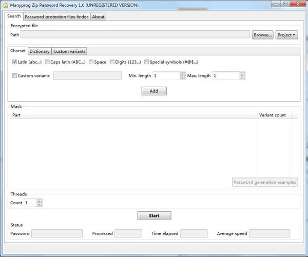 Manyprog Zip Password recoverٷʽءManyprog Zip Password recover(ָ) v1.6 ٷ汾