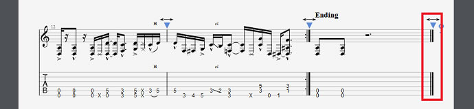 Guitar Pro 8��Ѱ���ε�������ĳһС�ڵĳ��̽�ͼ4