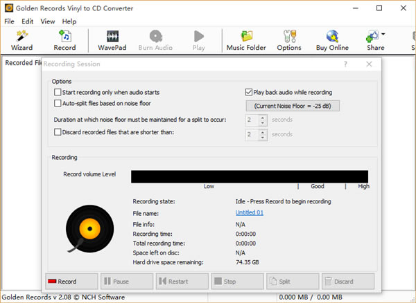 Golden Records Vinyl to CD ConverterءGolden Records Vinyl to CD Converter v3.03 ٷ汾