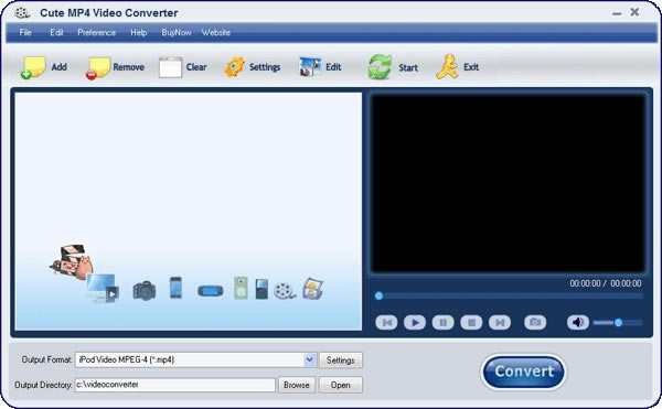 Cute MP4 Video ConverterѰءCute MP4 Video Converter(Ƶת) v4.8.0.16 ٷ汾