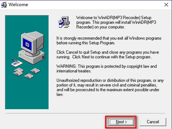WinADR�ٷ��氲װ��ͼ1