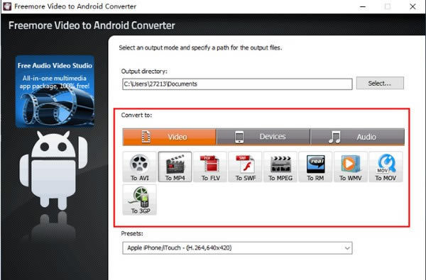 Freemore Video to Android ConverterءFreemore Video to Android Converter(Ƶʽת) v6.2.8 ٷ汾