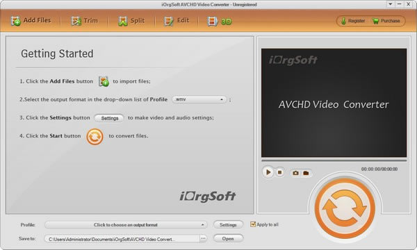 AVCHDƵתiOrgsoft AVCHD Video Converter v6.0.0 ٷ汾