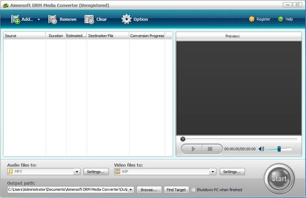 Aimersoft DRM Media ConverterءAimersoft DRM Media Converter(ýת) v1.6.0 ٷ汾