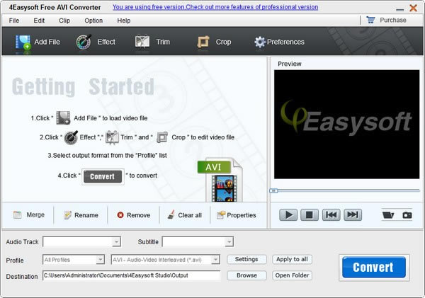 4Easysoft Free AVI Converterء4Easysoft Free AVI Converter(AVIƵת) v3.1.06 ٷ汾