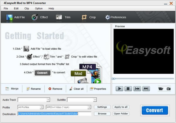 4Easysoft Mod to MP4 ConverterѰء4Easysoft Mod to MP4 Converter(ModMP4ת) v3.2.26 ٷ汾