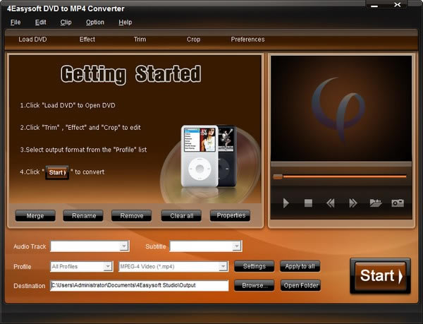 4Easysoft DVD to MP4 Converterء4Easysoft DVD to MP4 Converter(DVDתMP4ת) v3.2.20 ٷ汾