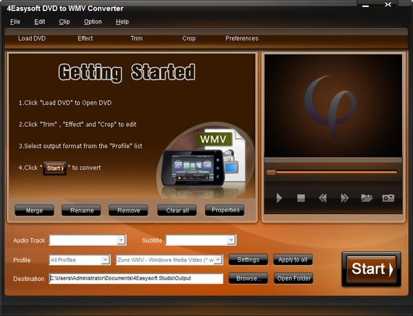 4Easysoft DVD to WMV Converterٷ汾ء4Easysoft DVD to WMV Converter(DVDWMVת) v3.2.20 ٷ汾