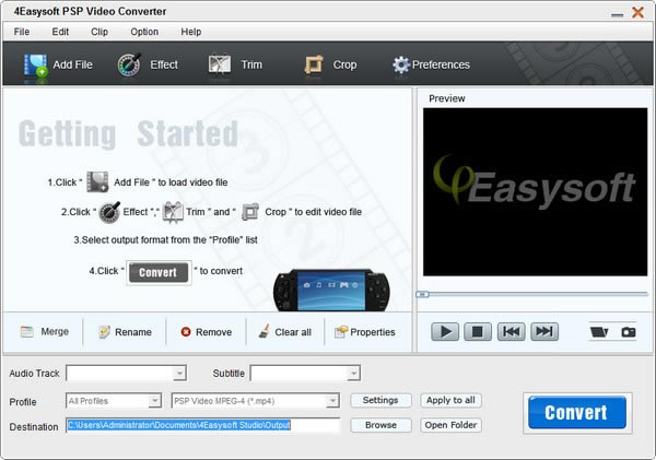 4Easysoft PSP Video ConverterѰء4Easysoft PSP Video Converter(PSPƵת) v3.2.26 ٷ汾