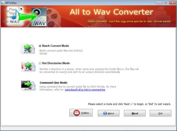 Boxoft All to Wav ConverterءBoxoft All to Wav Converter(WavƵʽת) v1.3 ٷ汾