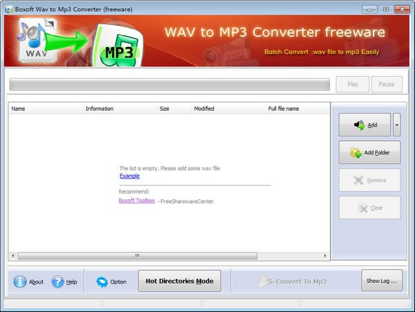 Boxoft WAV to MP3 ConverterءBoxoft WAV to MP3 Converter(WavMP3ת) v1.1.0.0 ٷ汾