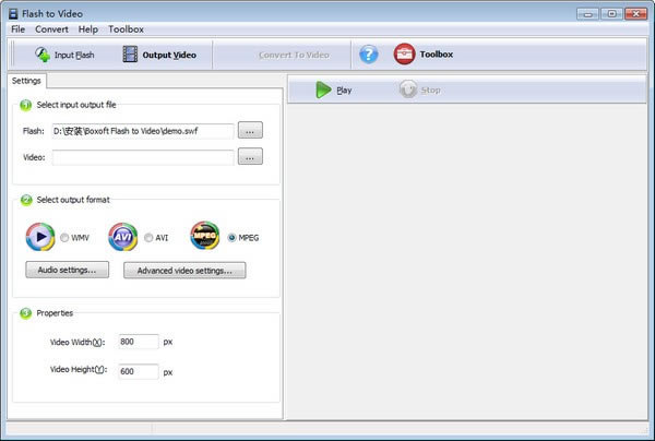 Boxoft Flash to VideoءBoxoft Flash to Video(FlashƵת) v1.5 ٷ汾