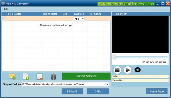 ��Free M4V Converter��Ѱ����ء�Free M4V Converter(M4V��Ƶת����) v2.0 �ٷ��汾