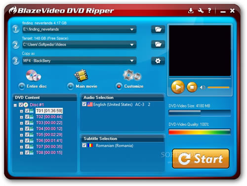 ��BlazeVideo DVD Ripper���ء�BlazeVideo DVD Ripper(DVD��¼����) v2.0.4.8 �ٷ��汾