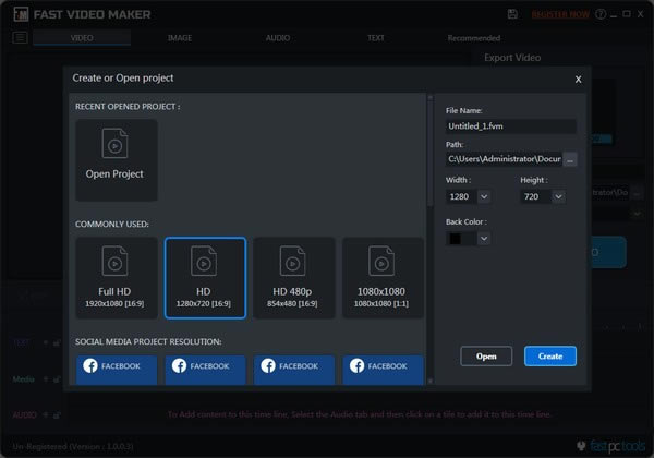 ��Fast Video Maker�ٷ��汾���ء�Fast Video Maker(��Ƶ������������) v1.0.0.3 �ٷ��汾