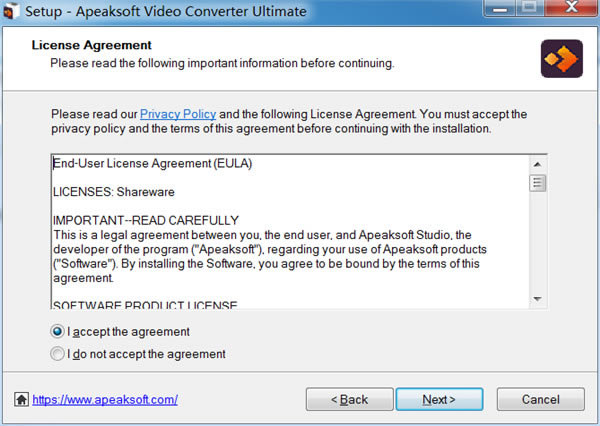 Apeaksoft Video Converter��װ�̳̽�ͼ2
