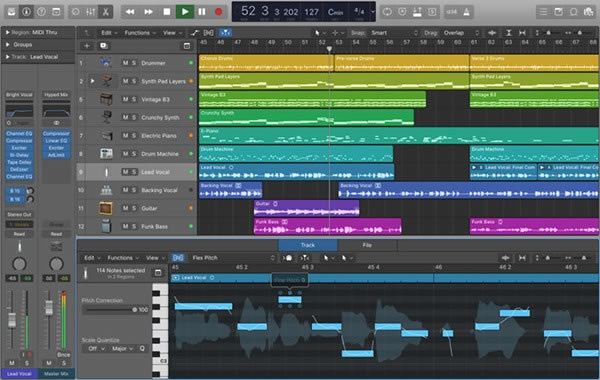 ��Logic Pro X �ر�桿Logic Pro X���� v10.5.1 ��ɫ���İ�-��վ