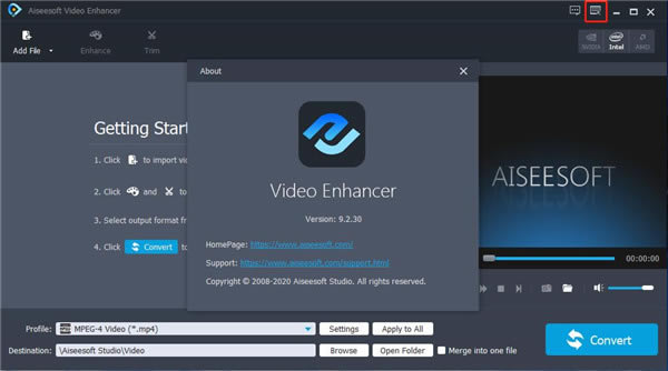 Aiseesoft Video Enhancer���İ氲װ�̳̽�ͼ9