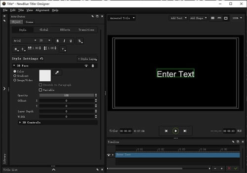NewBlueFX Titler Pro���İ��ͼ