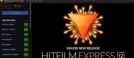 Hitfilm 3 Express���İ��ͼ
