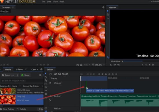 Hitfilm 3 Express������Ļ�̳̽�ͼ3