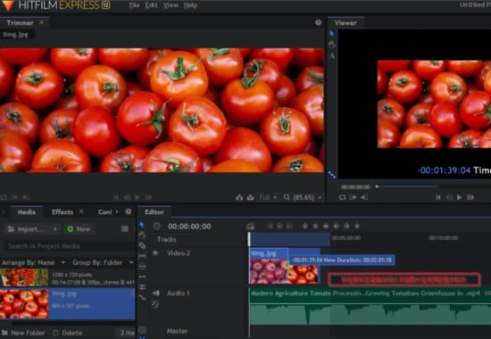 Hitfilm 3 Express������Ļ�̳̽�ͼ4
