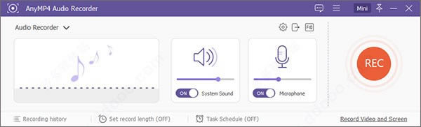 AnyMP4 Audio RecorderءAnyMP4 Audio Recorder(Ƶ¼) v1.0.6 Ѱ