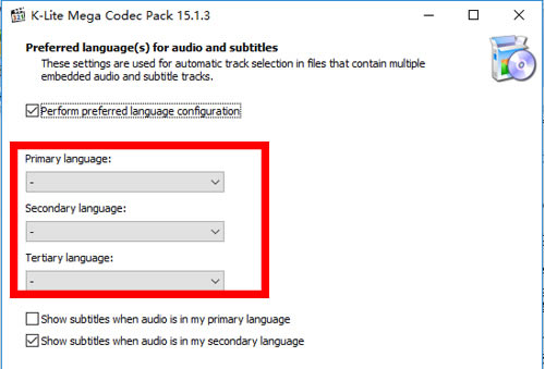K-Lite Codec PackҕladK-Lite Codec Packİ v15.4.4-վ