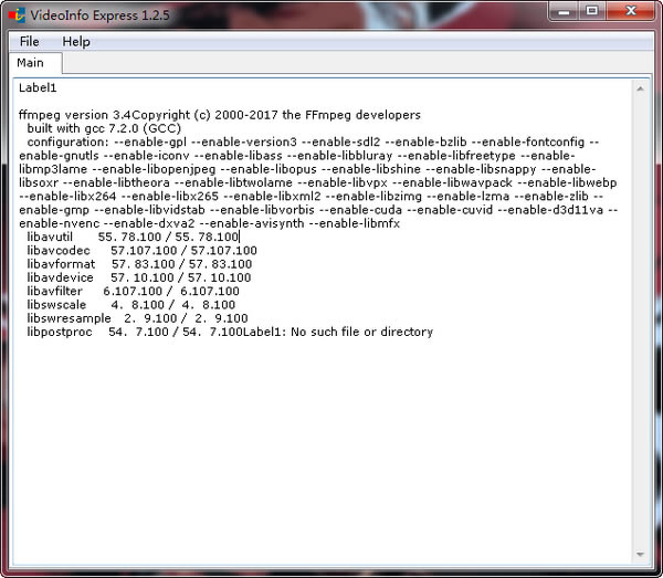 VideoInfo ExpressرءVideoInfo Express(ýԪݲ鿴) v1.2.5Ѱ-վ