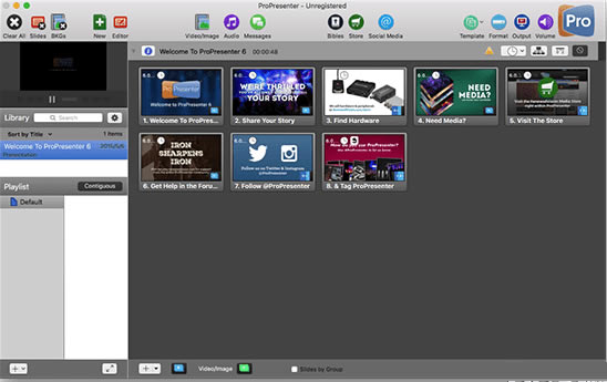 ProPresenterرءProPresenter 6Windowsİ v6.1.6.2 ٷ汾ע룩