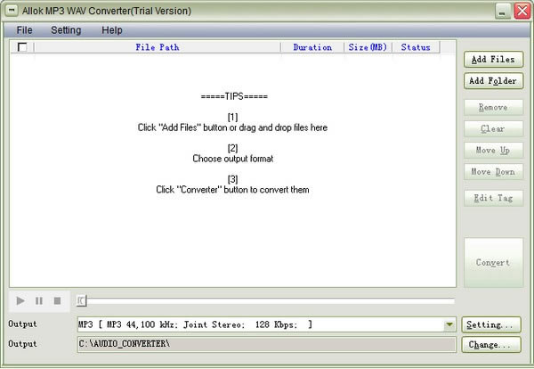 Allok MP3 WAV Converterٷ汾ءAllok MP3 WAV Converter(Ƶʽת) v1.0.0.1 ٷ汾