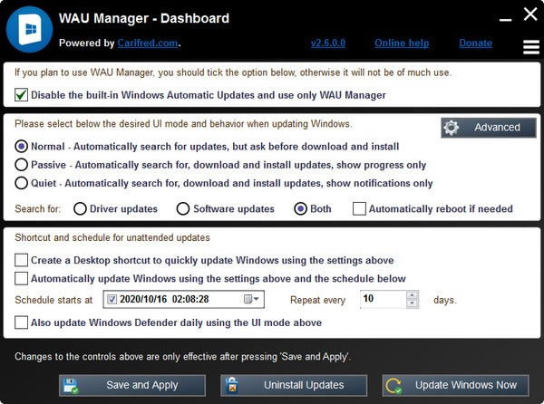 WAU Managerٷ汾ءWAU Manager(¹) v2.6.0.0 ٷ汾