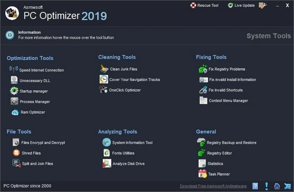 Asmwsoft PC OptimizerءAsmwsoft PC Optimizer(ϵͳŻ) v12.0.3094 Ѱ