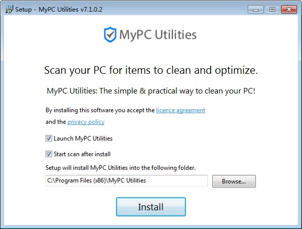 mypc utilitiesرءmypc utilities V7.2.0.0 Ѱ