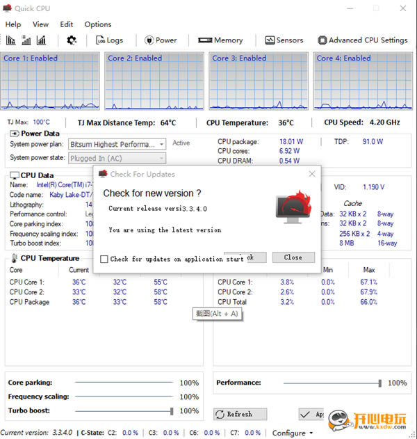 Quick CPU桿Quick CPU v3.3.4 Ż